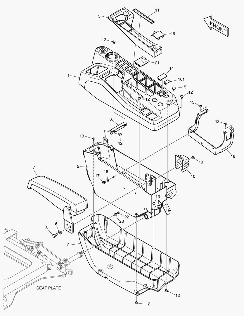 ПУЛЬТ УПРАВЛЕНИЯ - ПРАВОСТОРОННИЙ