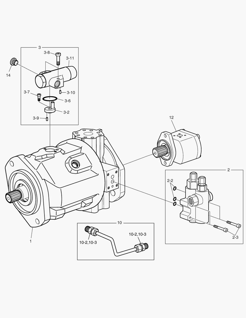 ОСНОВНОЙ НАСОС - УПРАВЛЯЮЩИЙ ПНЕВМОКЛАПАН