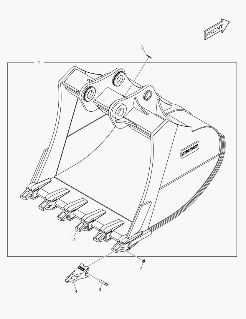 7240 BUCKET ASS`Y - 5.24mВі - S CLASS [5001~5118]