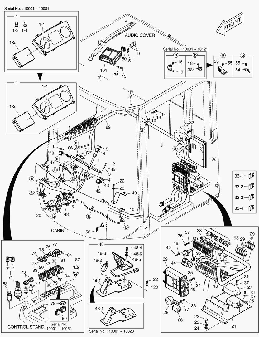 ЭЛЕКТРИЧЕСКИЕ ЗАПЧАСТИ - КАБИНА