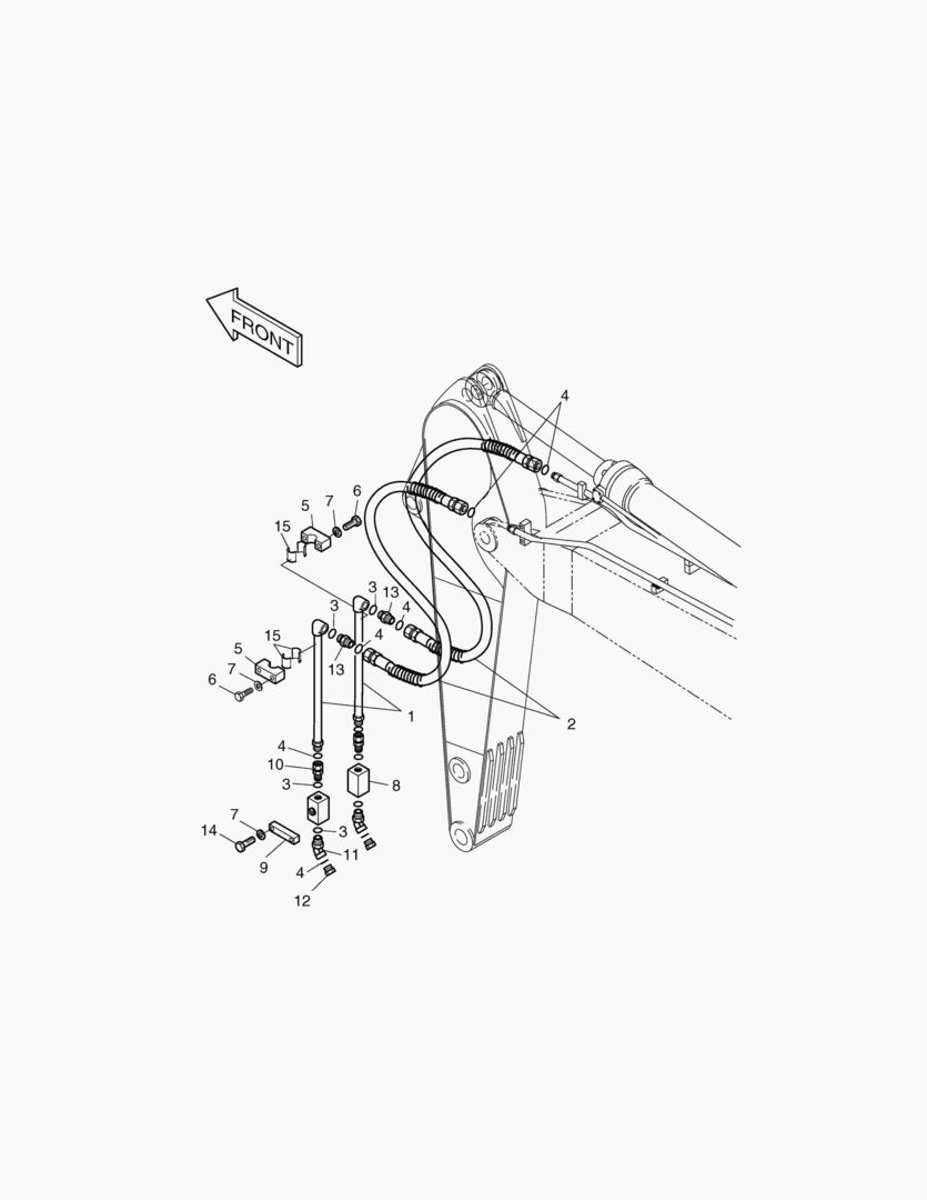 Спецтехника 6800 ARM PIPING-ARM 2.4m(ONE & TWO WAY) - главное фото