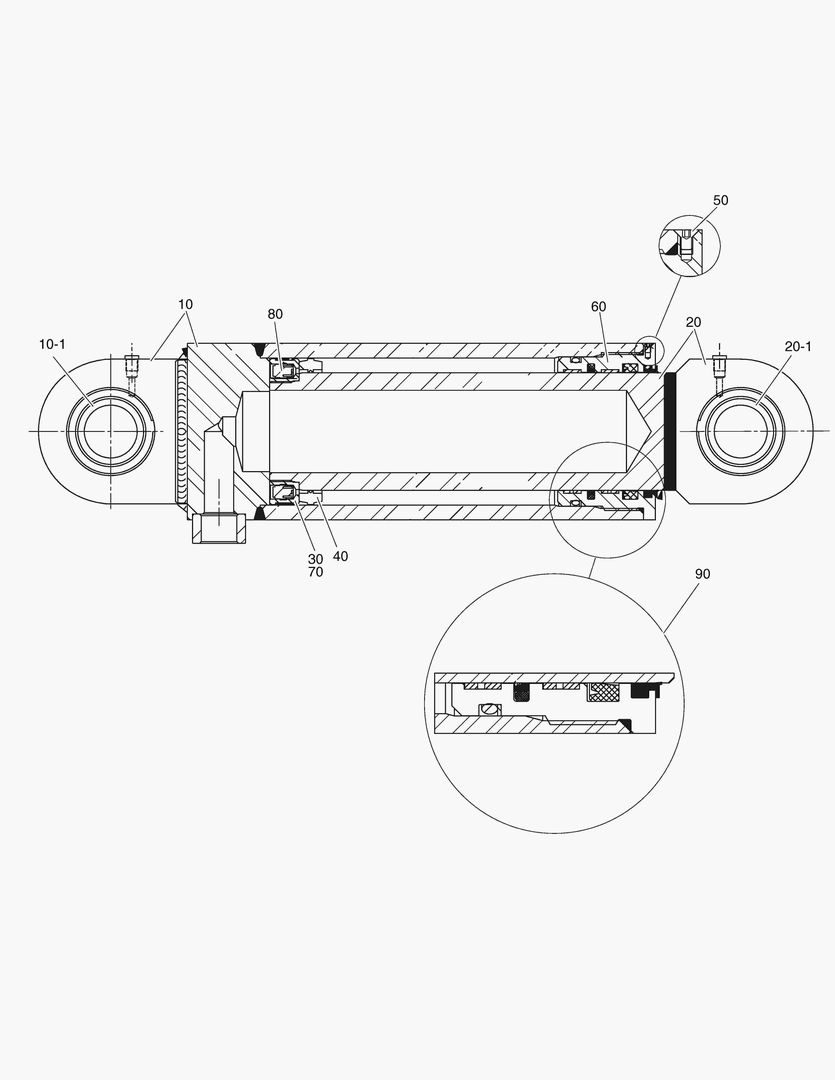 G250-60 SUSPENSION CYLINDER