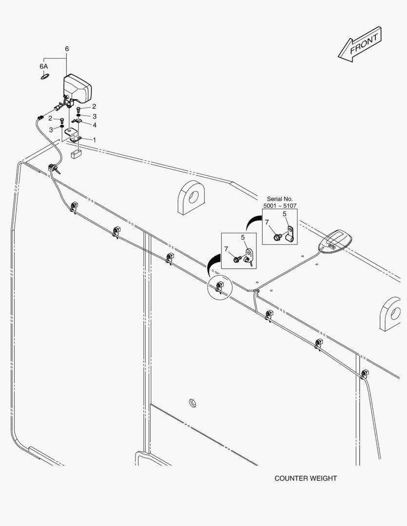 РАБОЧАЯ ФАРА - ЗАДНИЙ