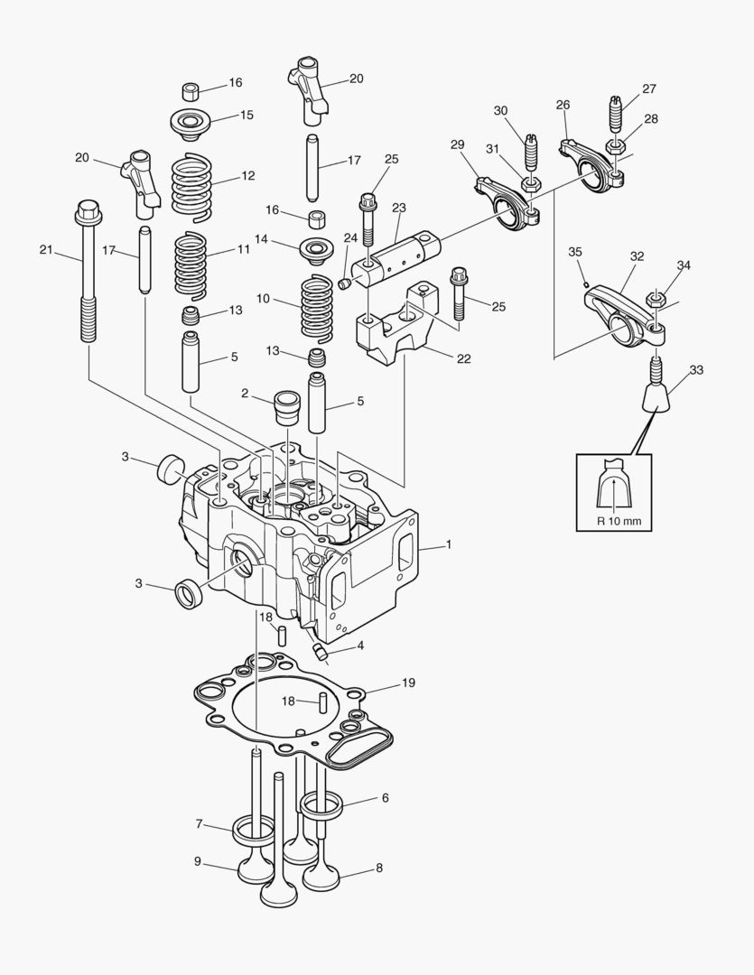 G010-14 CYLINDER HEAD