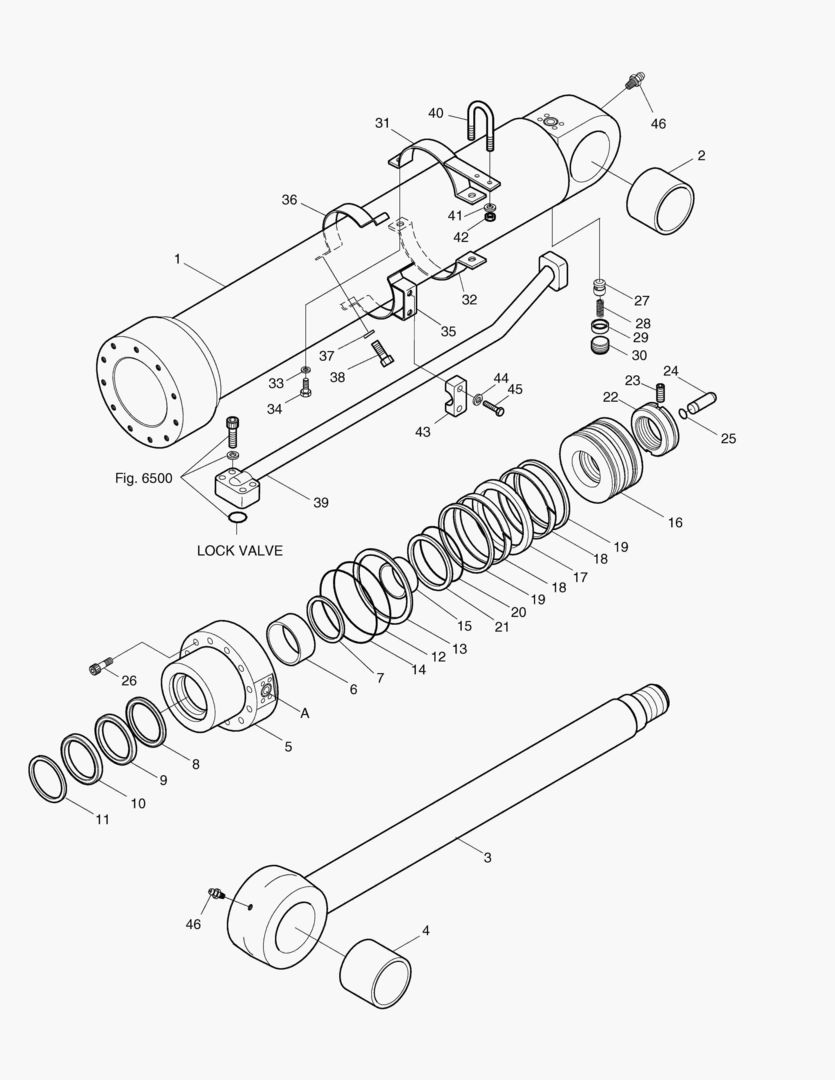 ЦИЛИНДР РУКОЯТИ-ГИДРОЗАМОК