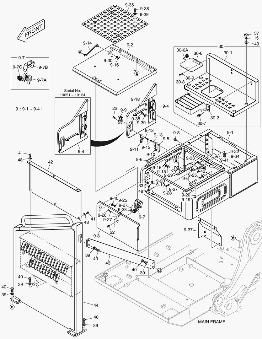 1701 BATTERY & UREA TANK COVER