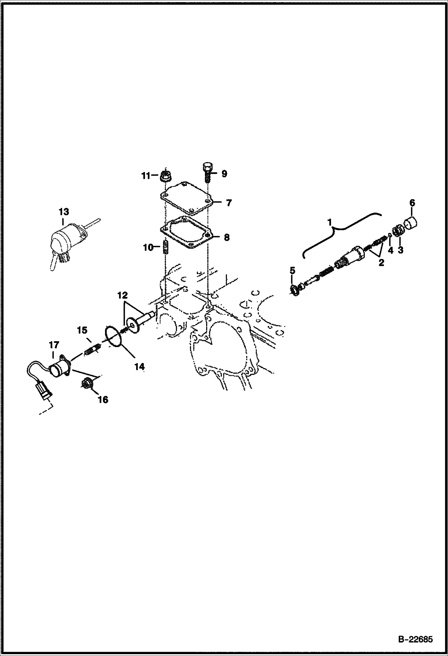РЫЧАГ ОСТАНОВА ДВИГАТЕЛЯ