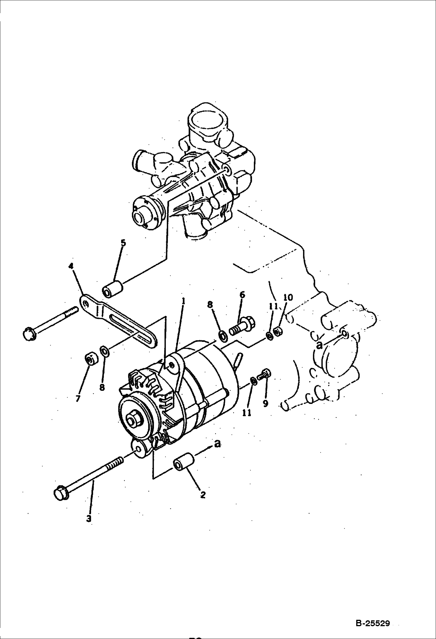 ГЕНЕРАТОР ПЕРЕМЕННОГО ТОКА И КРОНШТЕЙН