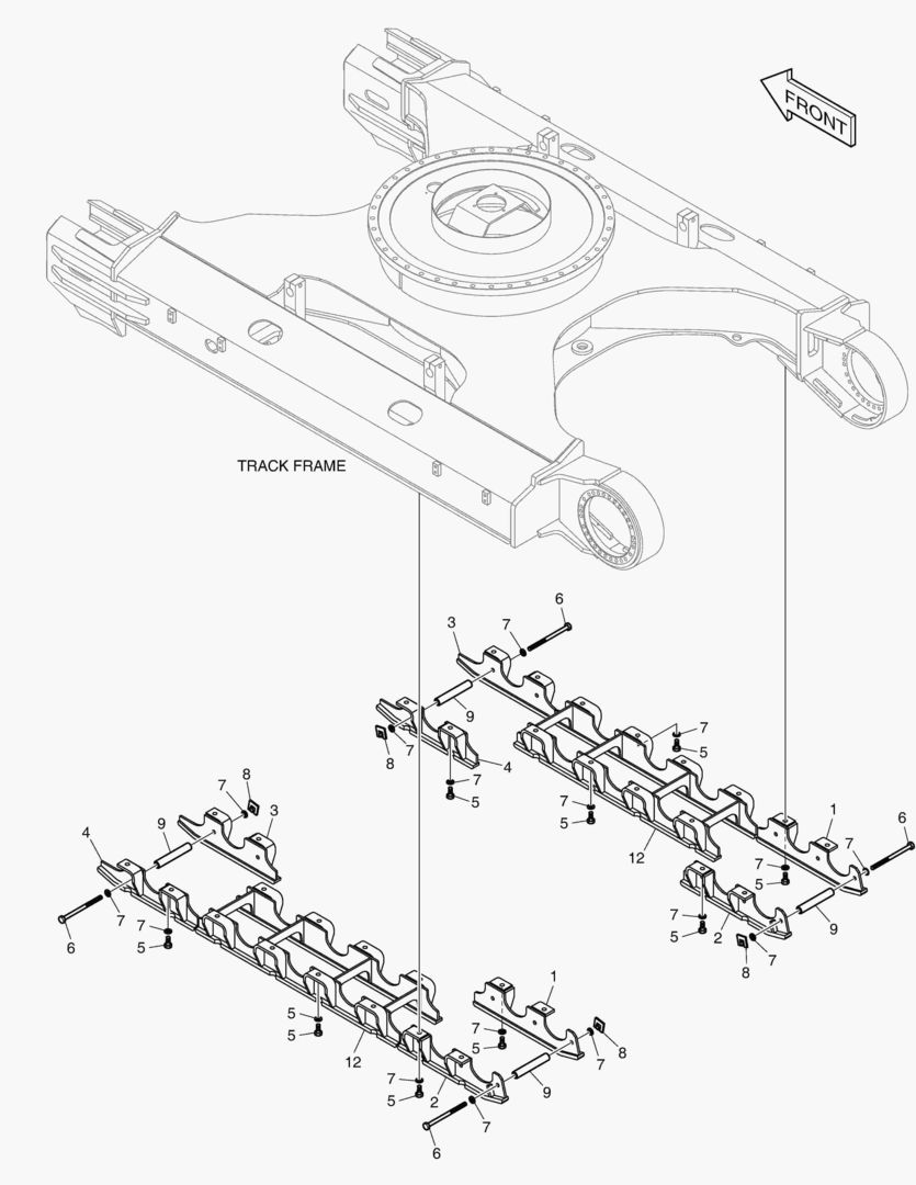 ПРЕДОХРАНИТЕЛЬ ГУСЕНИЦЫ - ПОЛНОСТЬЮ