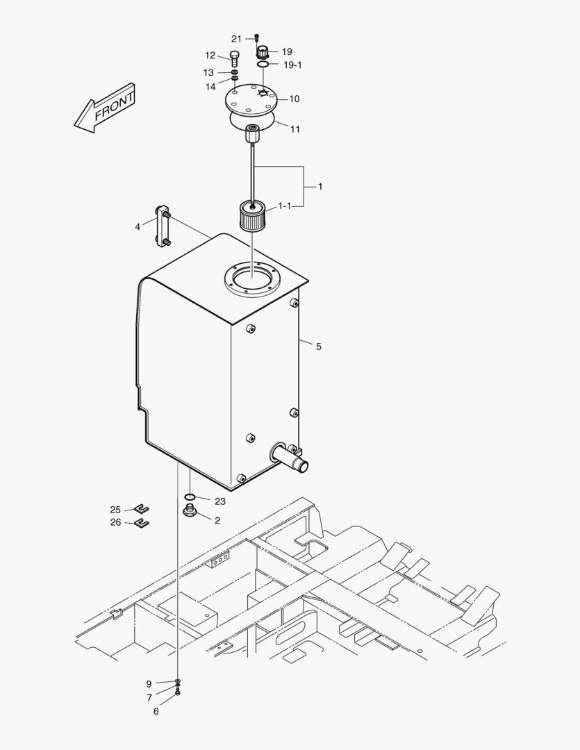 РЕЗЕРВУАР ДЛЯ МАСЛА
