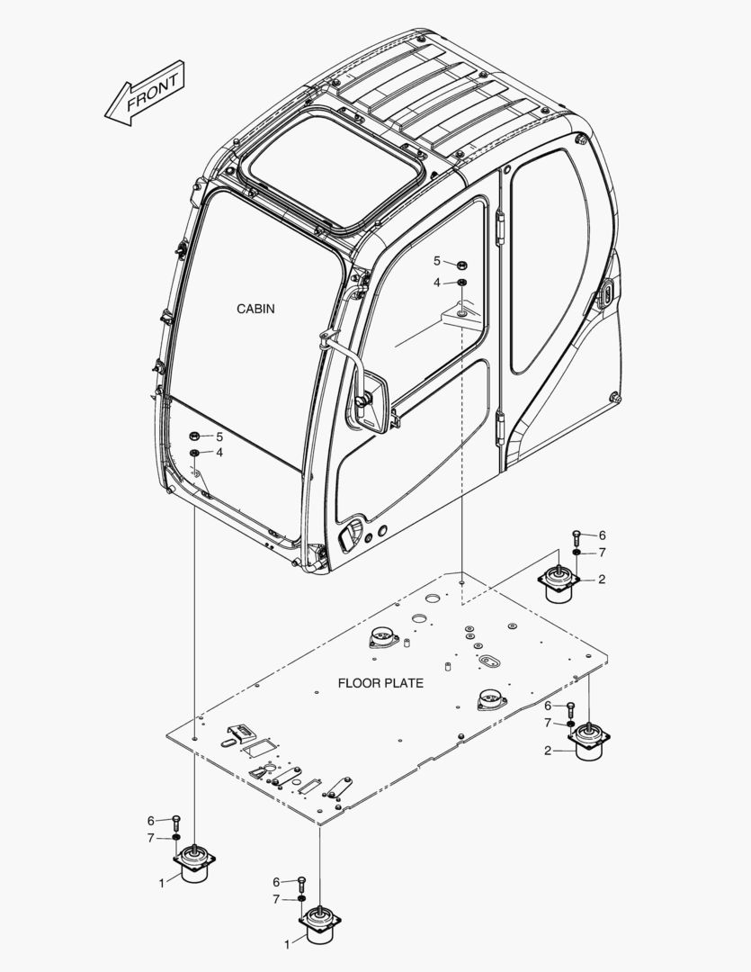 УСТАНОВКА КАБИНЫ