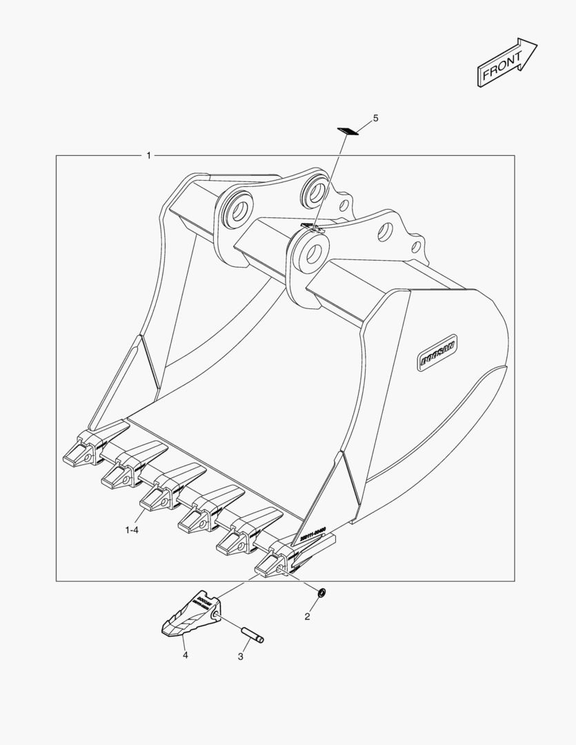 7260 BUCKET ASS`Y - 1.81mВі - H CLASS