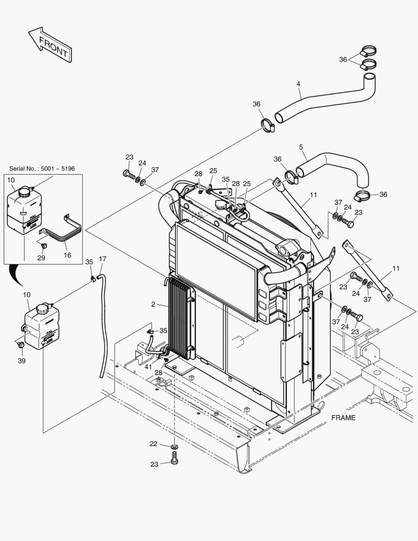 ОПОРТНЫЙ УЗЕЛ РАДИАТОРА