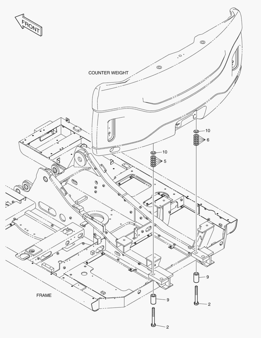 УСТАНОВКА ПРОТИВОВЕСА
