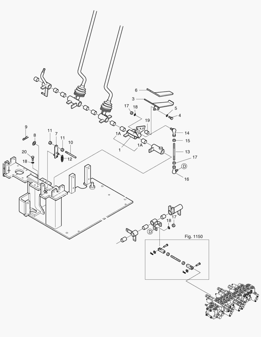 РЫЧАГ УСТРОЙСТВА УПРАВЛЕНИЯ-ГИДРОМОЛОТ