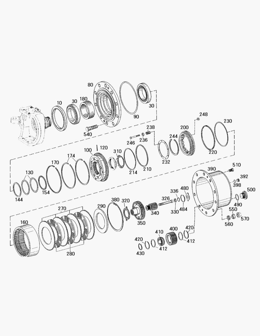 Спецтехника 7730 OUTPUT-FRONT AXLE [1~706] - главное фото
