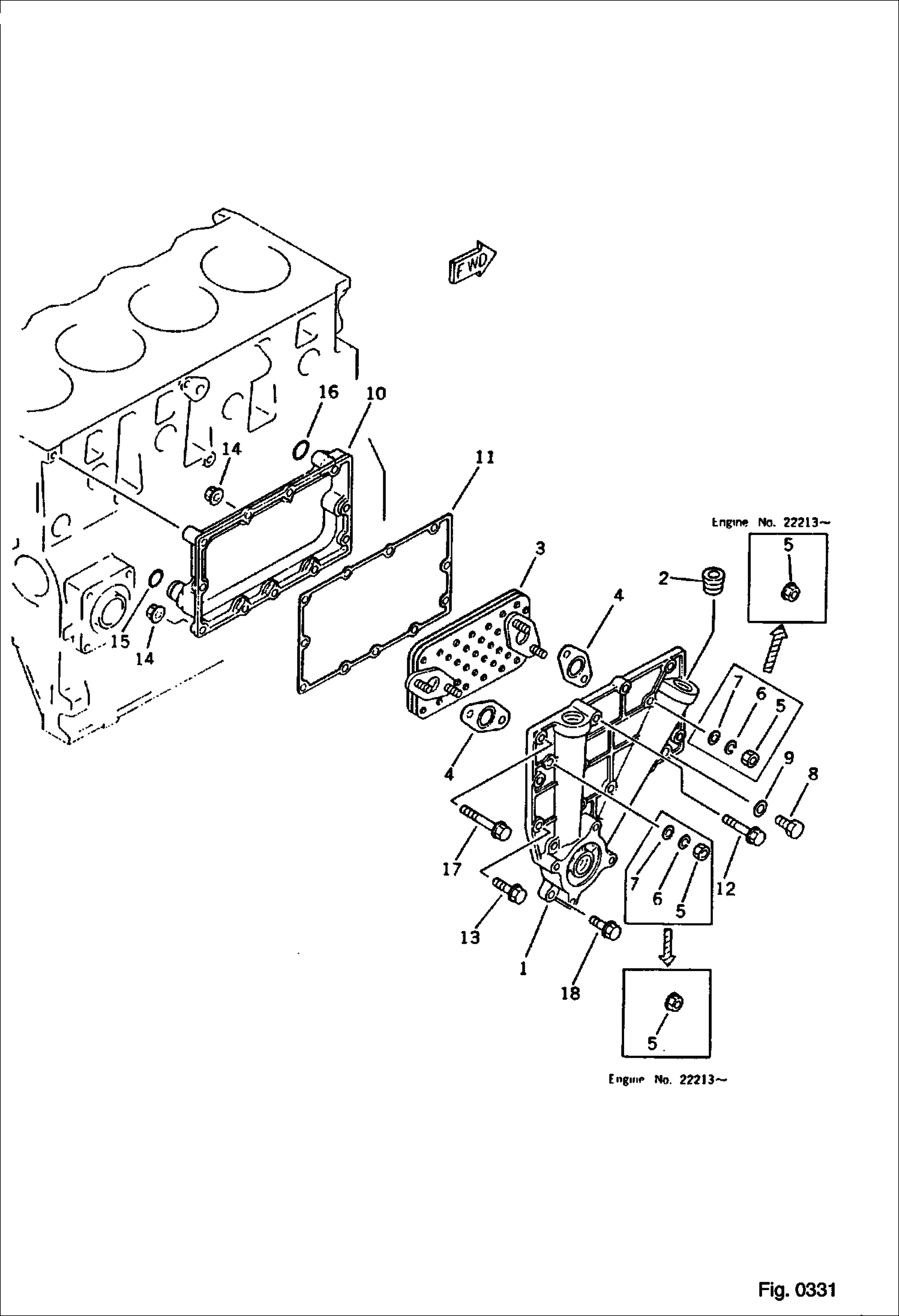 ОХЛАДИТЕЛЬ СМАЗОЧНОГО МАСЛА (КРОМЕ ЯПОНИИ)