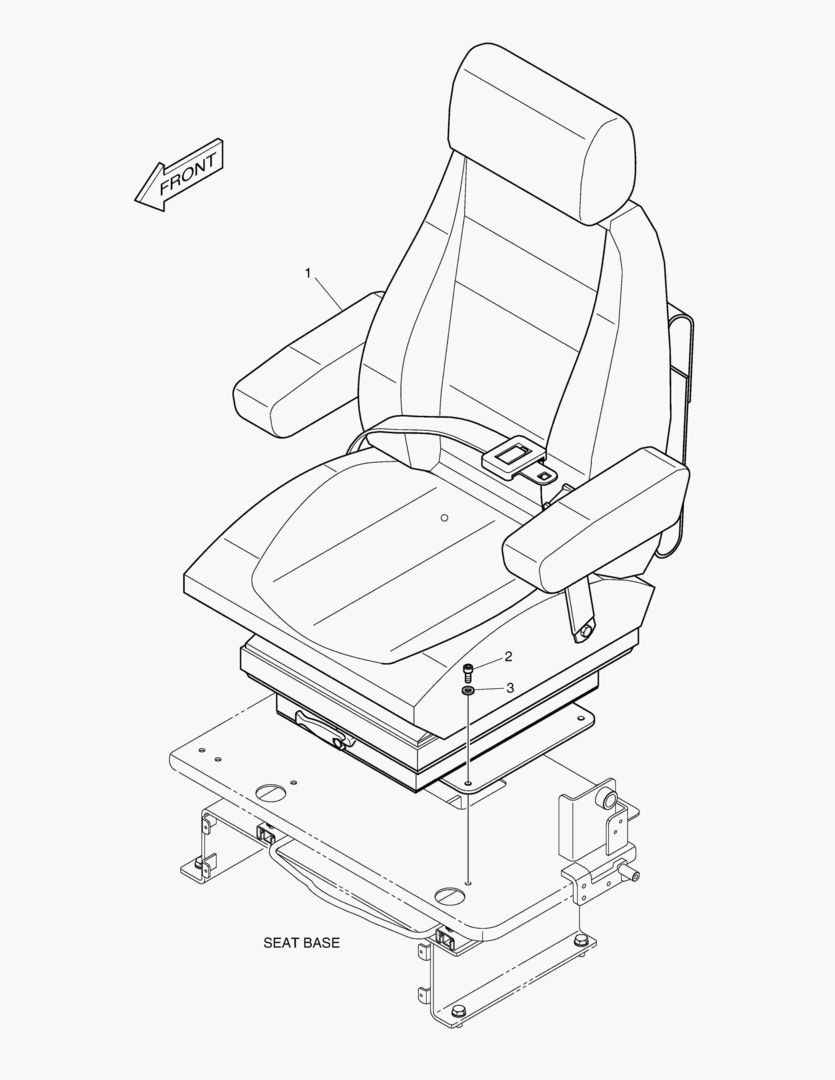 1400 SEAT MOUNTING [50001~50531]
