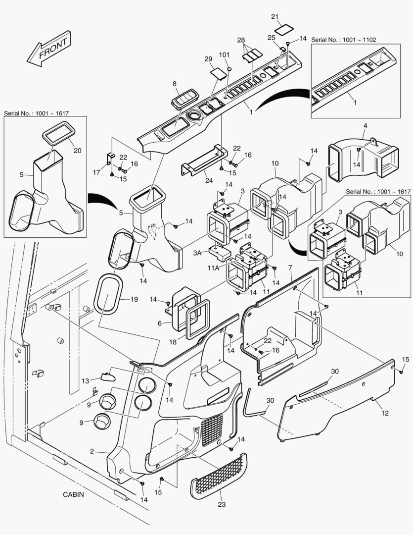 БОКОВАЯ КРЫШКА - ТРУБОПРОВОД
