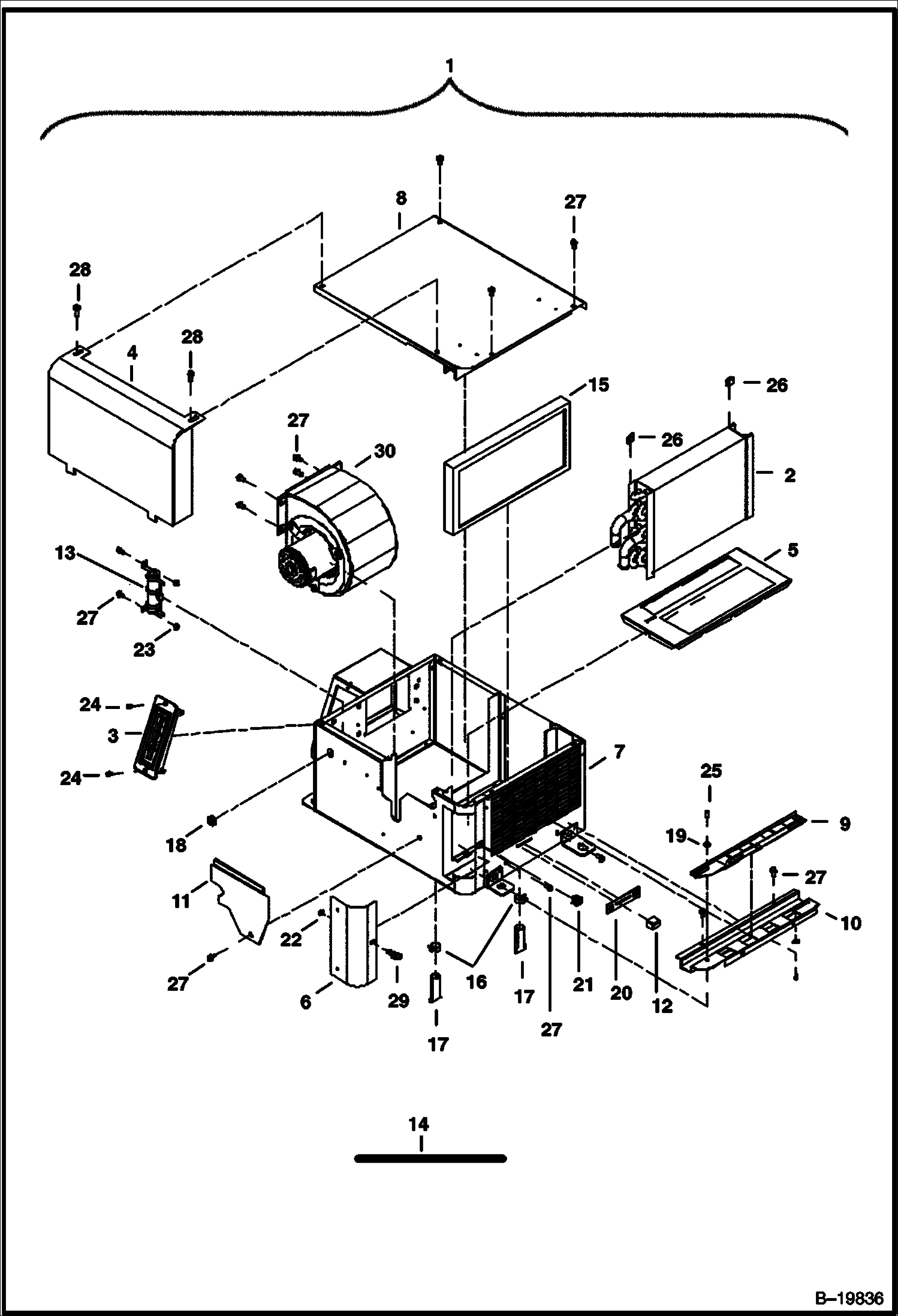 Схема ЯЩИК ОБОГРЕВАТЕЛЯ (СЕРИЙНЫЙ НОМЕР 232312782 И ВЫШЕ И 232412783 И ВЫШЕ)