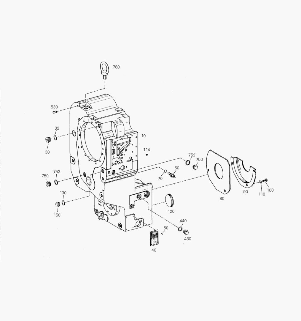 КОРПУС КОРОБКИ ПЕРЕДАЧ