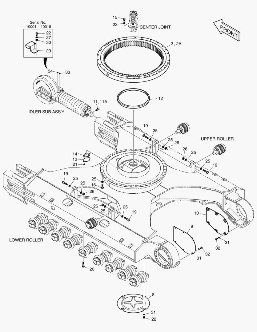 РАМА ГУСЕНИЦЫ