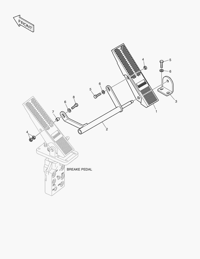 5310 PEDAL VALVE - OPT.