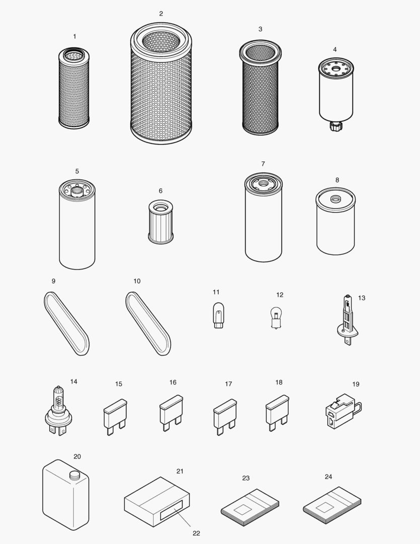 Схема 4110 SPARE PARTS