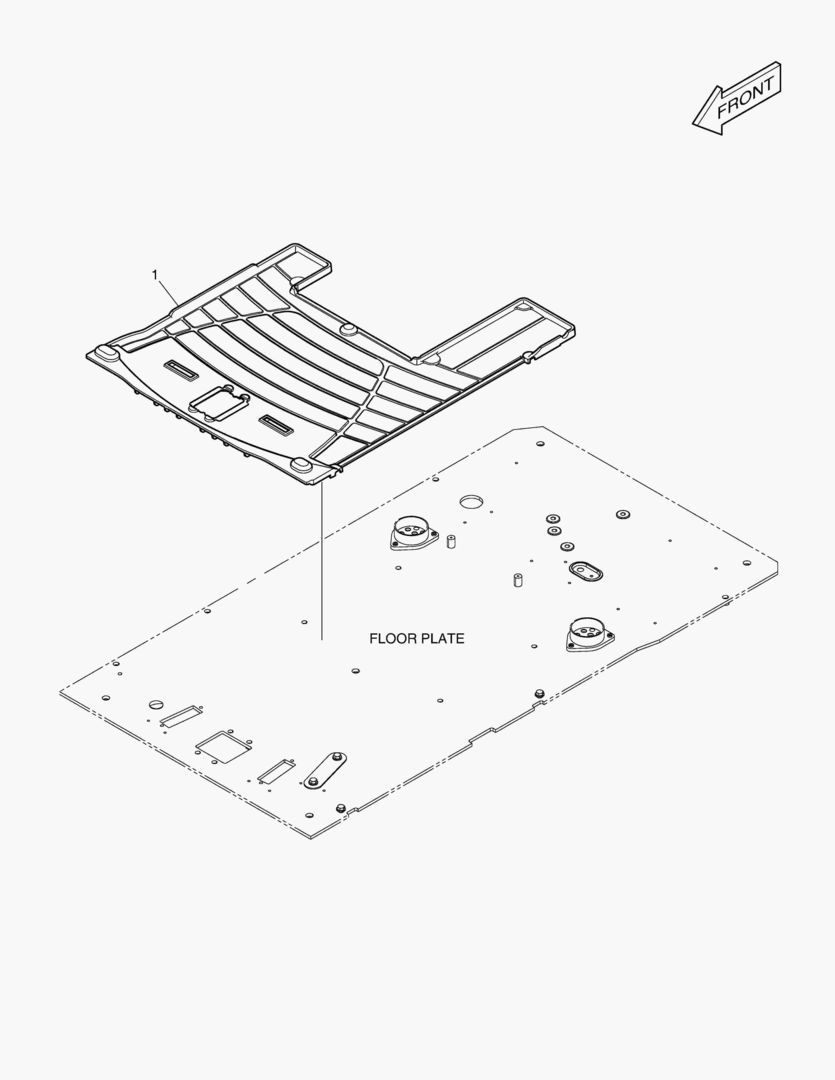 КОВРИК НА ПОЛУ КУЗОВА