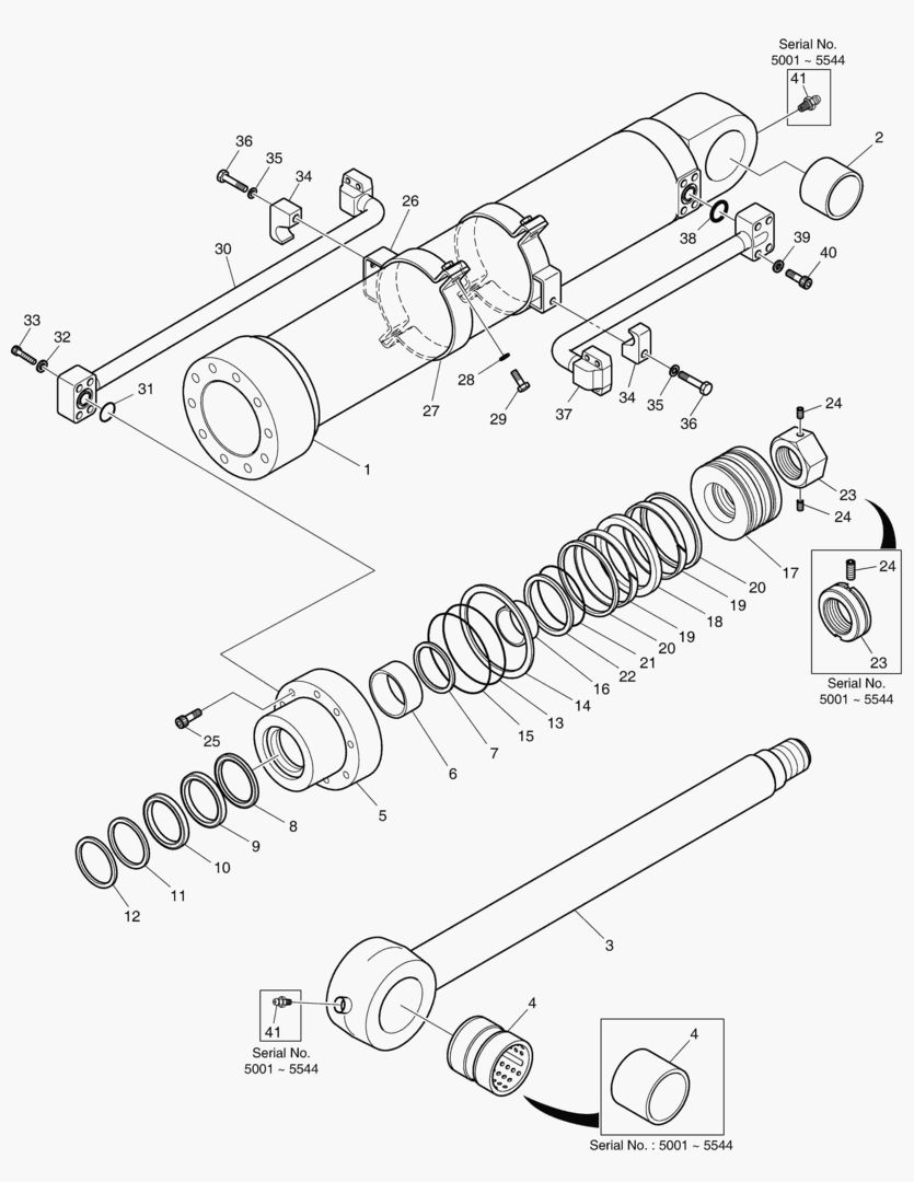 Спецтехника 4260 BUCKET CYLINDER - ARM 2.2m [5001~5593] - главное фото