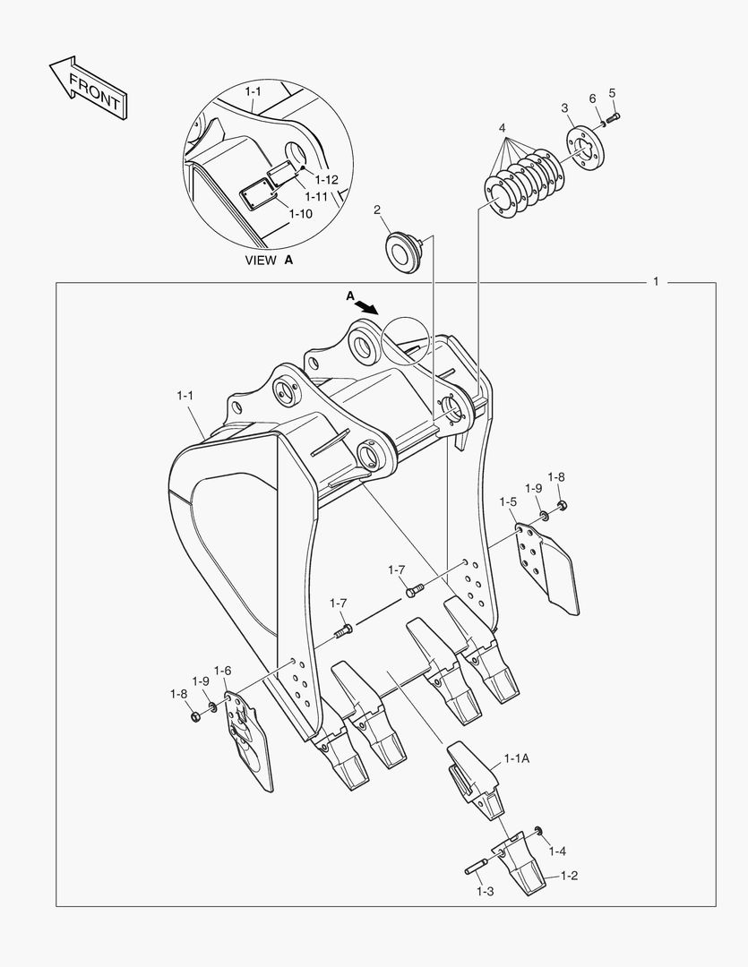 6890 BUCKET - 1.25mВі