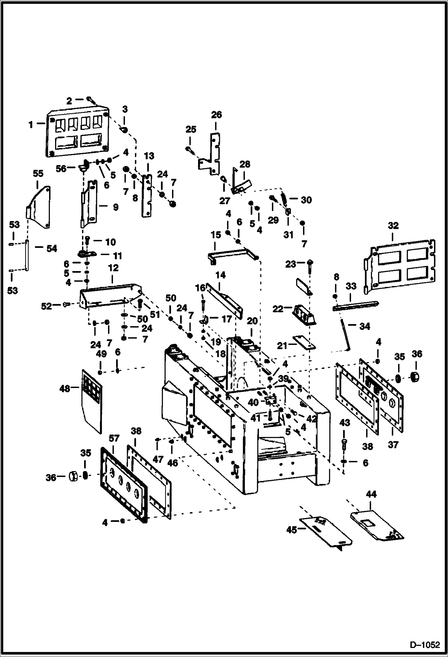КРЕПЕЖНЫЕ ДЕТАЛИ РАМЫ ШАССИ ФОТОГРАФИИ ПРАВОЙ СТОРОНЫ
