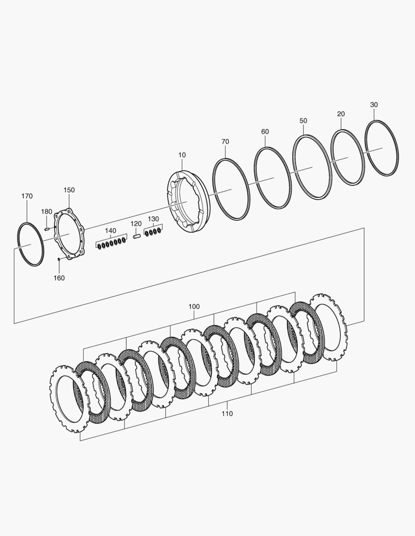 3380 BRAKE - REAR AXLE [5001~10139]