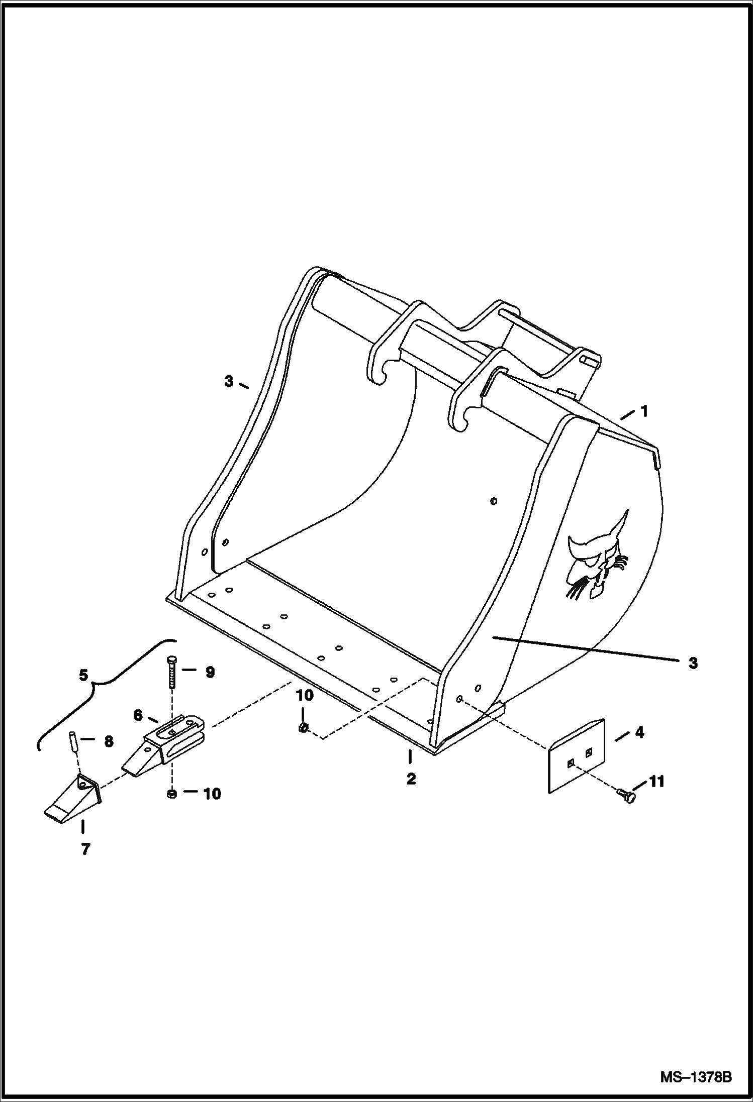 КОВШИ СМЕННЫЕ УСТАНОВЛЕННЫЙ - 730SH