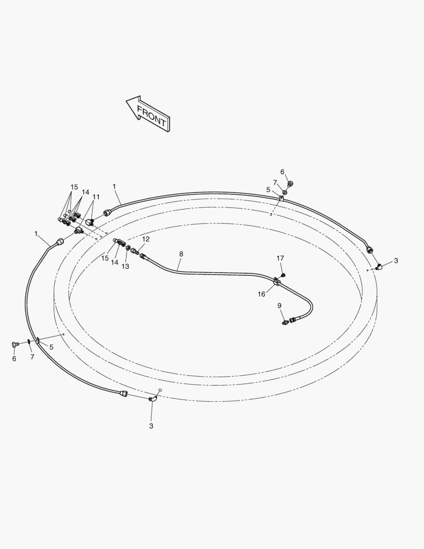 ТРУБОПРОВОД СМАЗОЧНОЙ СИСТЕМЫ