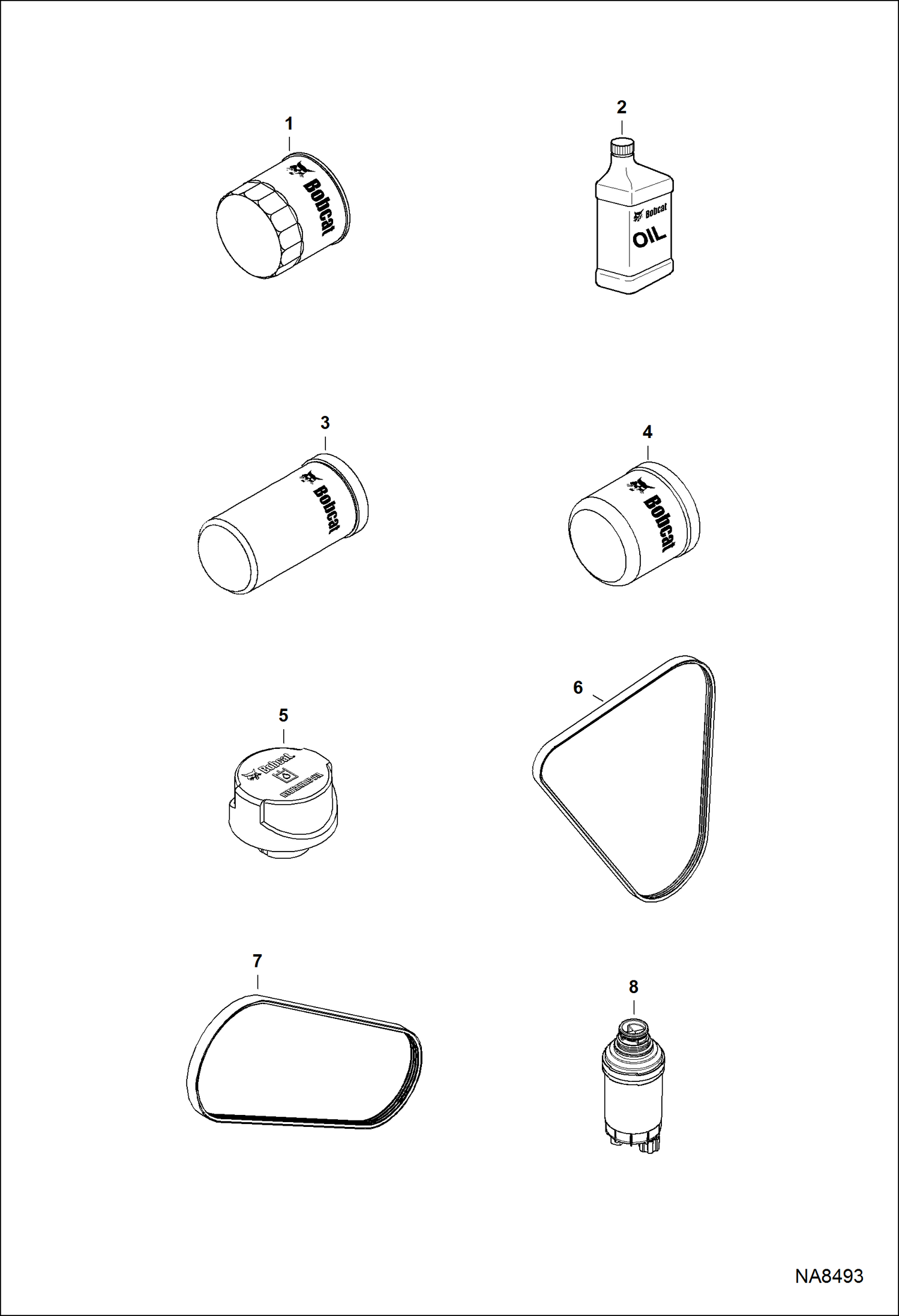 ПУНКТЫ ТЕХНИЧЕСКОГО ОБСЛУЖИВАНИЯ (КАЖДЫЕ 500 ЧАСОВ)
