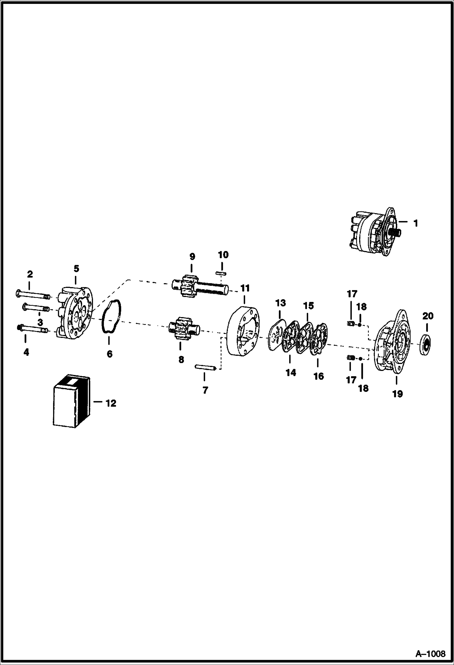 ГИДРОПРИВОДНОЙ НАСОС CESSNA NO. 15510-OEBA И NO. 24305-RAE