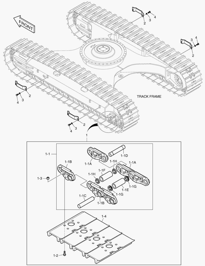 БАШМАК ГУСЕНИЦЫ-600G(ДВОЙНОЙ ГРУНТОЗАЦЕП)
