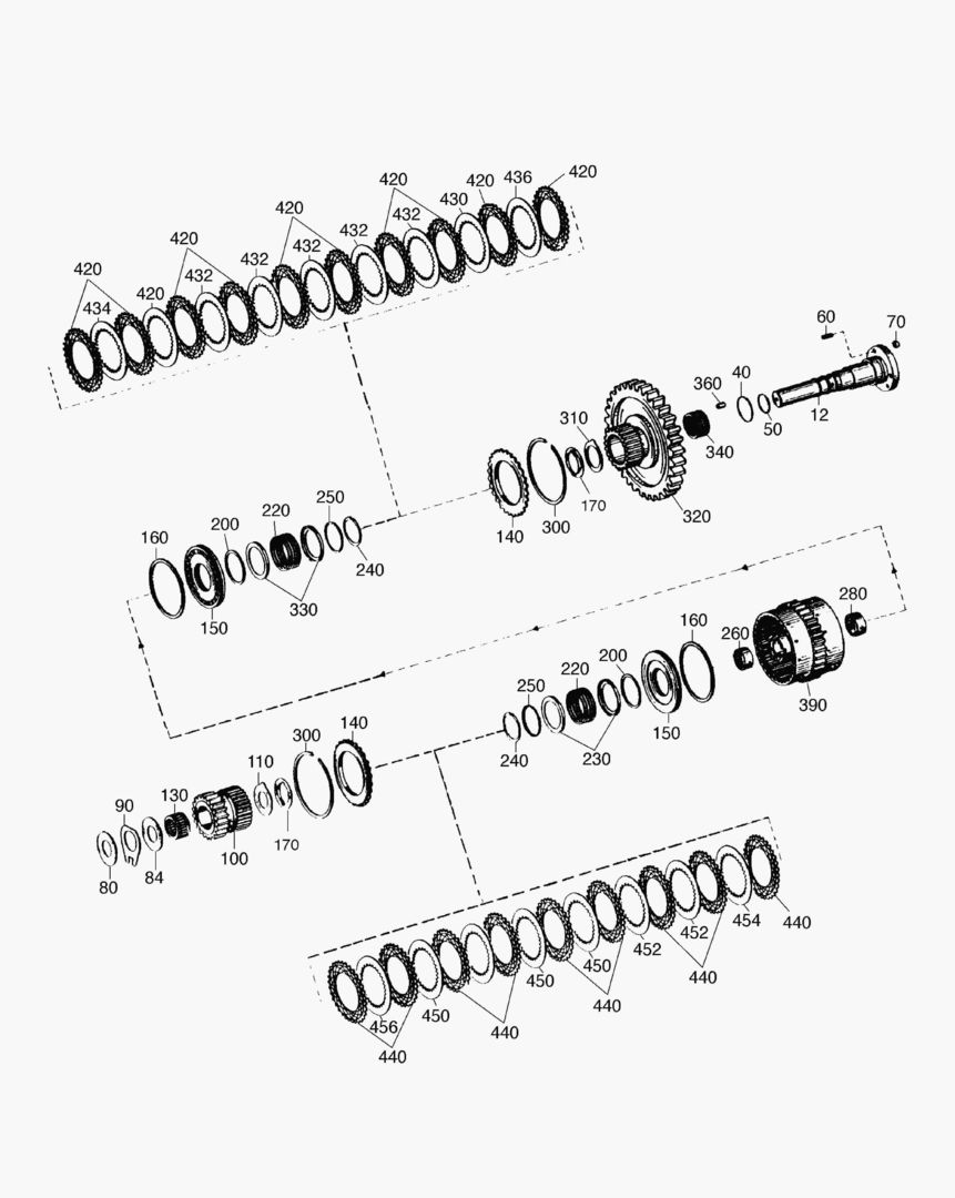 СЦЕПЛЕНИЕ В СБОРЕ(K3+K4)(3)
