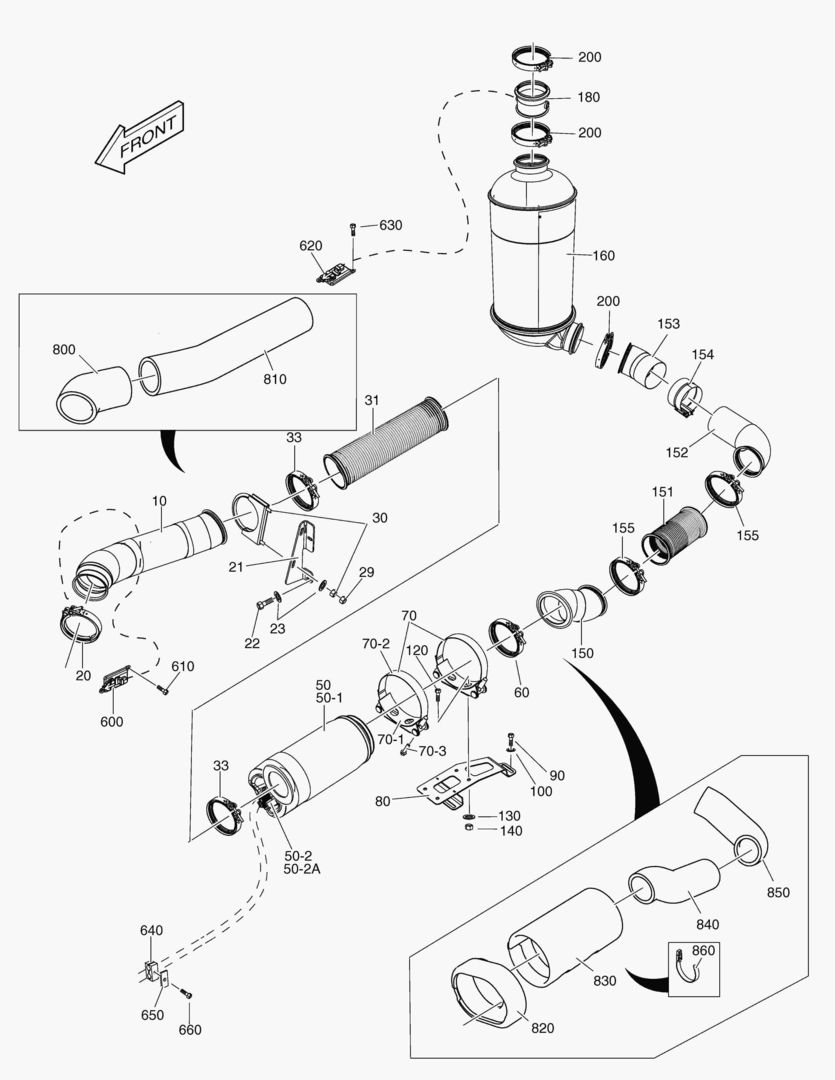 G051-10 EXHAUST SCR CATALYTIC SYSTEM