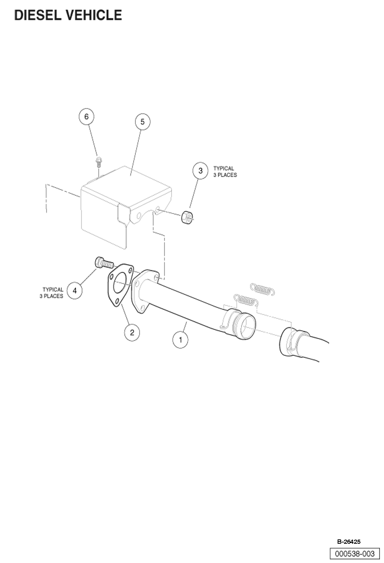 ВЫХЛОПНЫЕ ТРУБЫ ТРАНСПОРТНОГО СРЕДСТВА С ДИЗЕЛЬНЫМ ДВИГАТЕЛЕМ