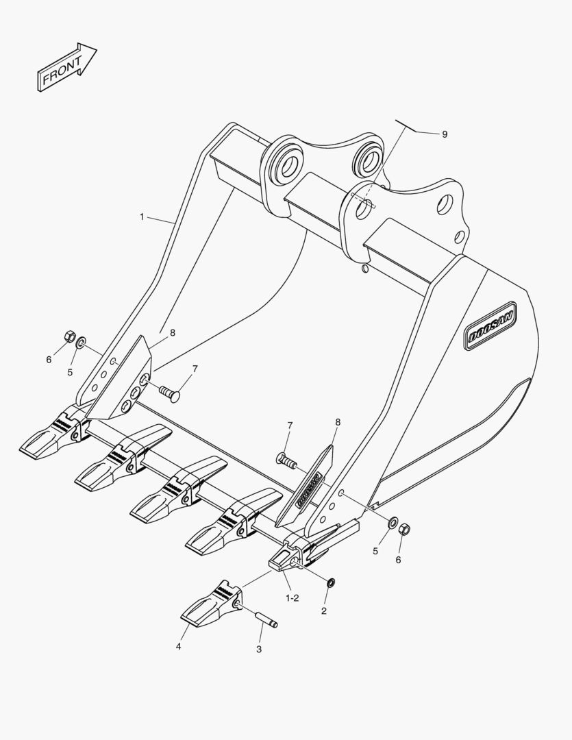 7490 BUCKET ASSВґY - 0.93mВі - G CLASS