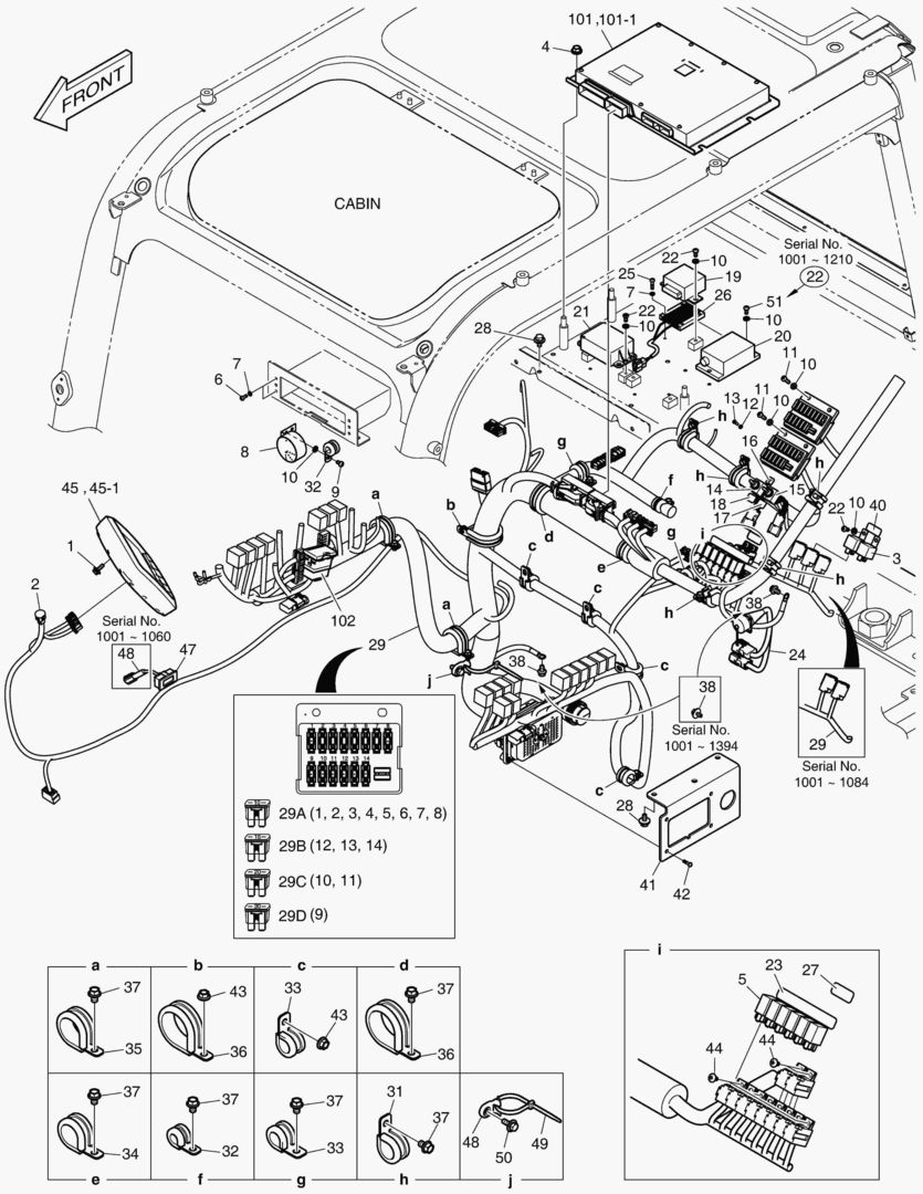 ЭЛЕКТРИЧЕСКИЕ ЗАПЧАСТИ - КАБИНА