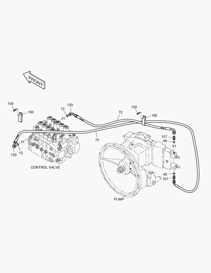 ТРУБОПРОВОД СЕРВОУПРАВЛЕНИЯ(13)