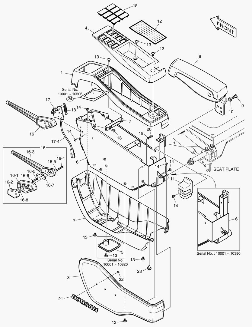ПУЛЬТ УПРАВЛЕНИЯ - ЛЕВОСТОРОННИЙ(СИСТЕМА ЗАЩИТЫ ПРИ ОПРОКИДЫВАНИИ)