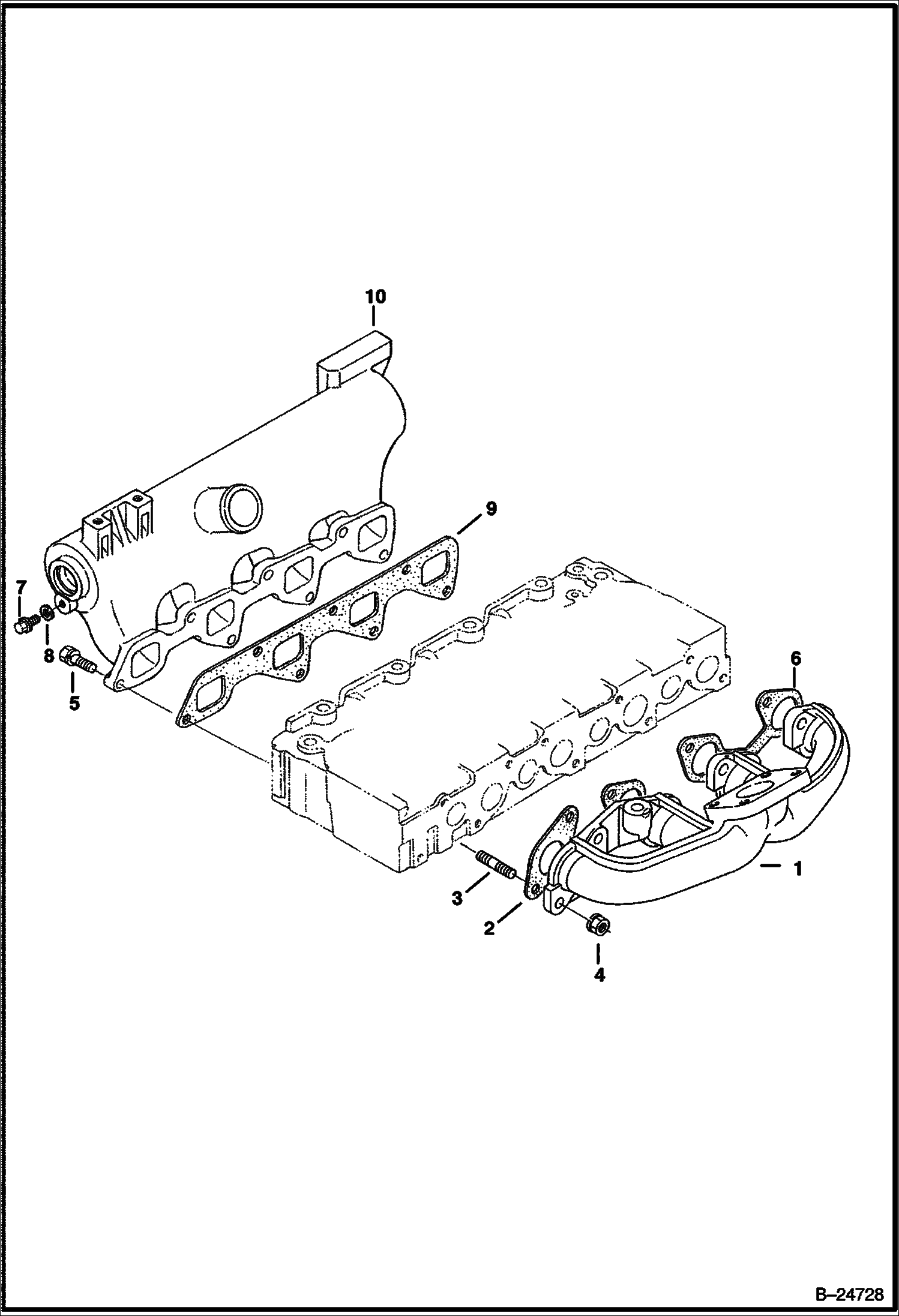 КОЛЛЕКТОРЫ (KUBOTA - V2003-T-2EB - TIER II)