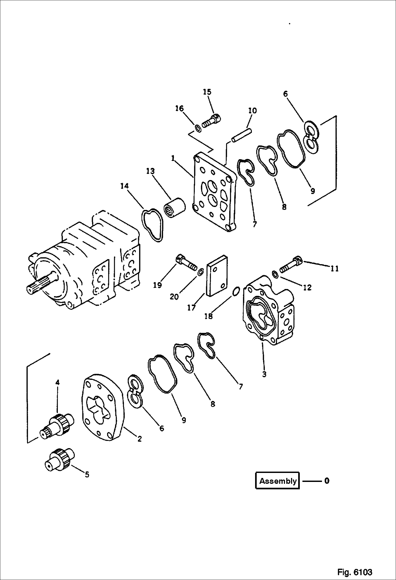Схема ГИДРОПРИВОДНОЙ НАСОС 3 OF 3