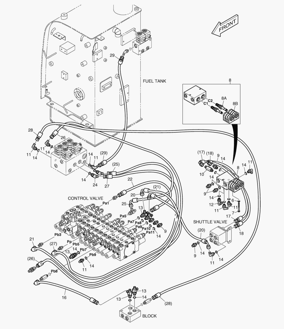 ТРУБОПРОВОД СЕРВОУПРАВЛЕНИЯ(3)