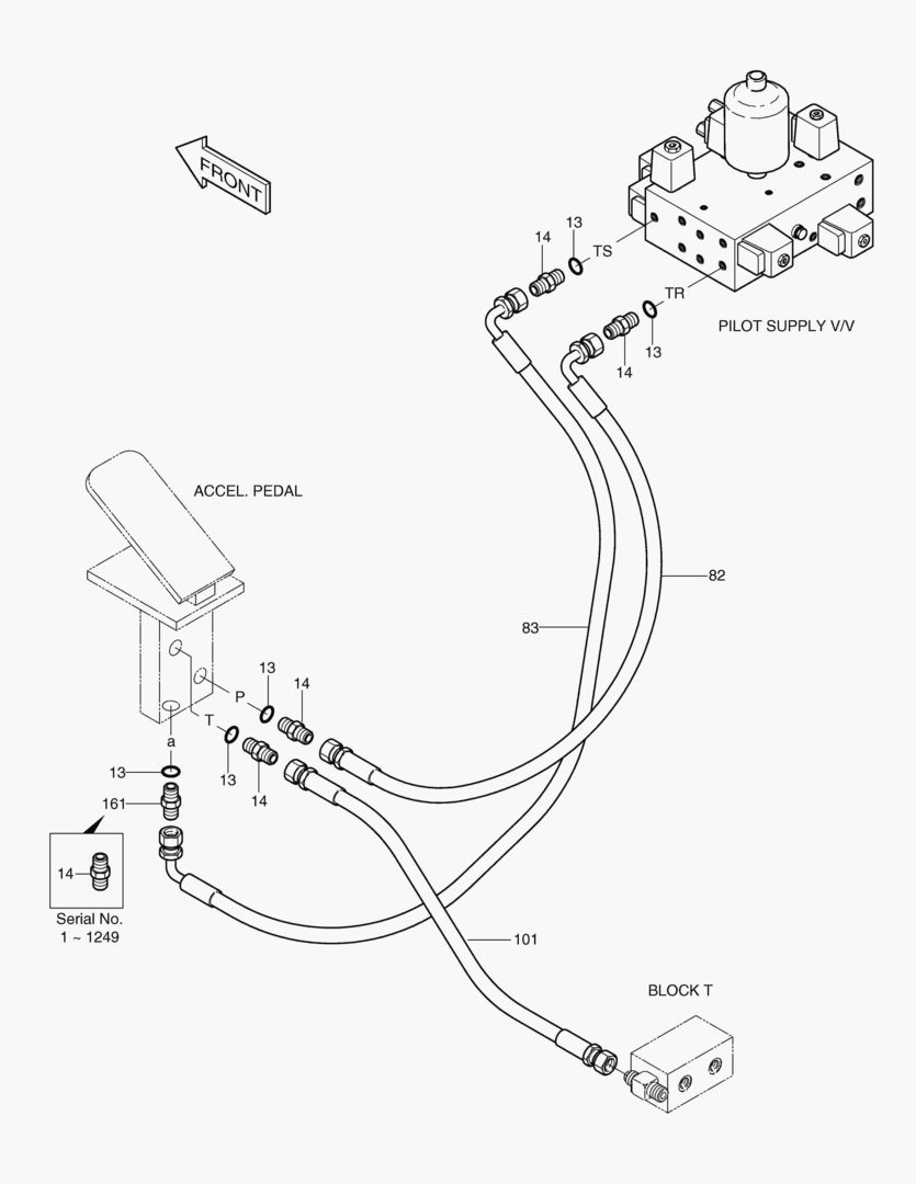 ТРУБОПРОВОД СЕРВОУПРАВЛЕНИЯ(12)