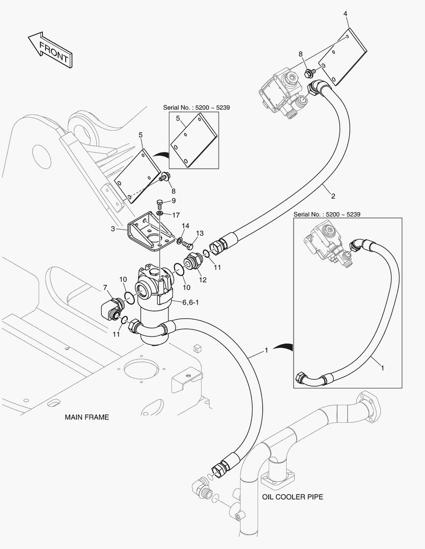 6201 TWO WAY PIPING - WITH FILTER [5200~]
